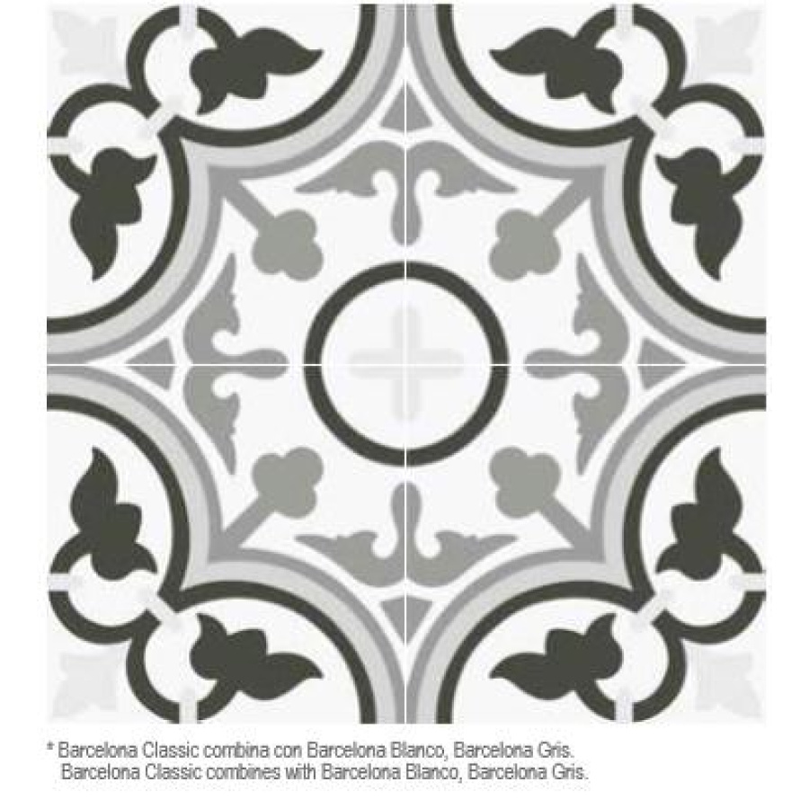 Porcelanico Barcelona Classic 25X25 Antideslizante C2 - Porcelanico Barcelona Classic 25x25 C2 1