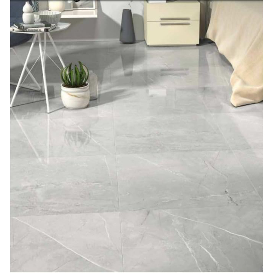 Porcelanico Bali Gris Brillo Rectificado 60x60 - BALI GRIS 60.8X60.8