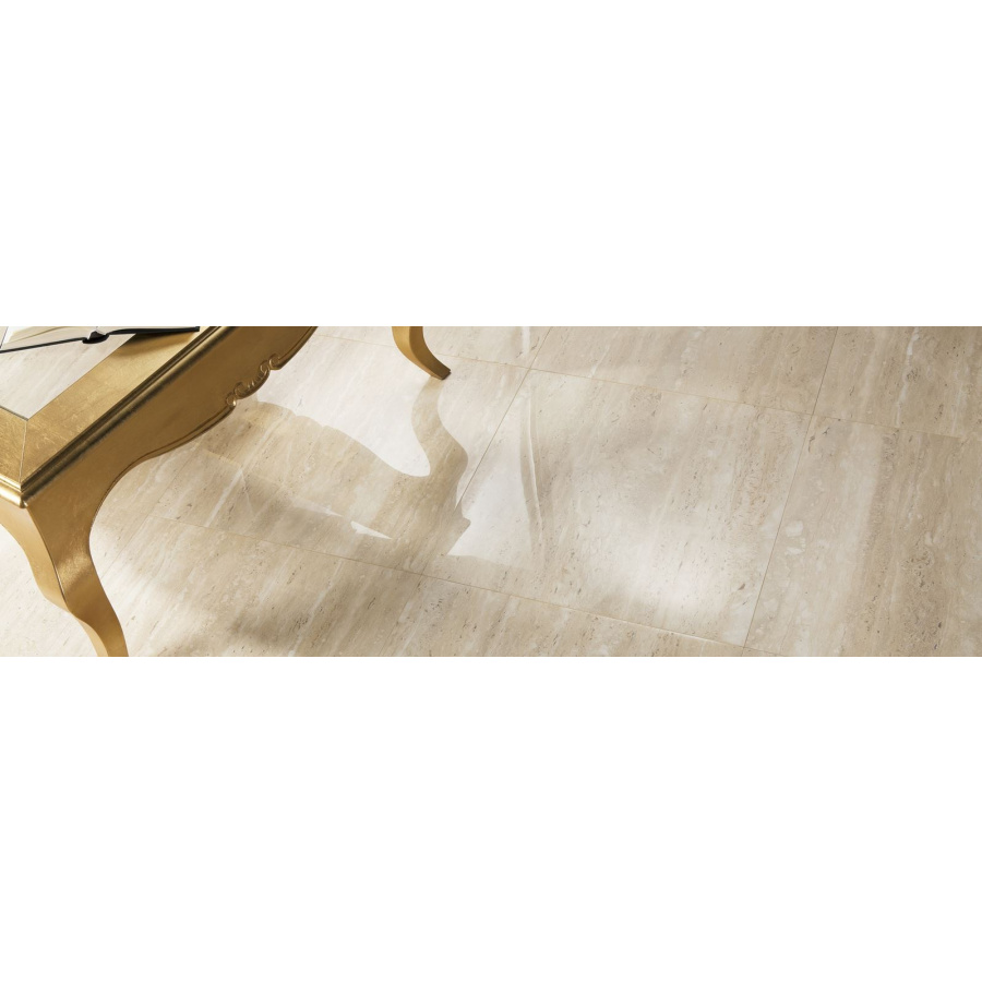 Porcelanico Rectificado Travertino Natural Brillo 60x60 - ambiente travertino natural brillo1