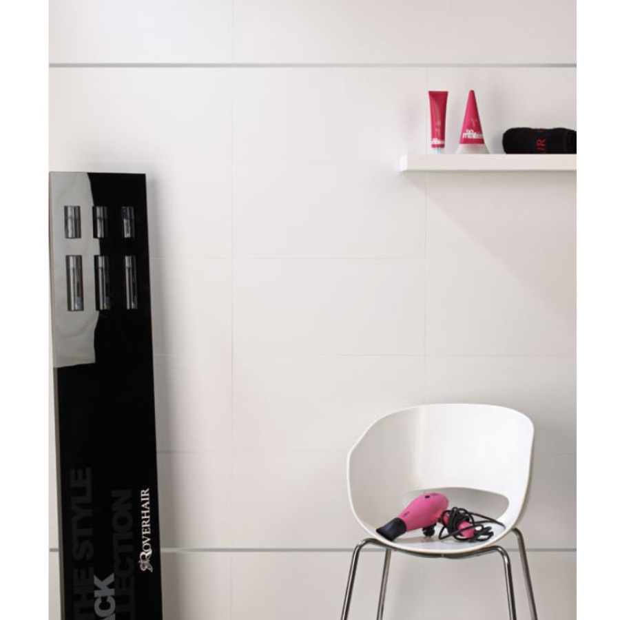 Gres Revestimiento Blanco Mate 31.6X60 - ambiente blanco mate 30X60