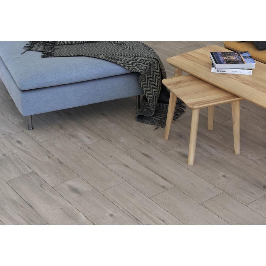 Porcelanico Agnes Gris Antideslizante 20x75 - Ambiente Imitacion madera Senga gris 20x75 ADZ