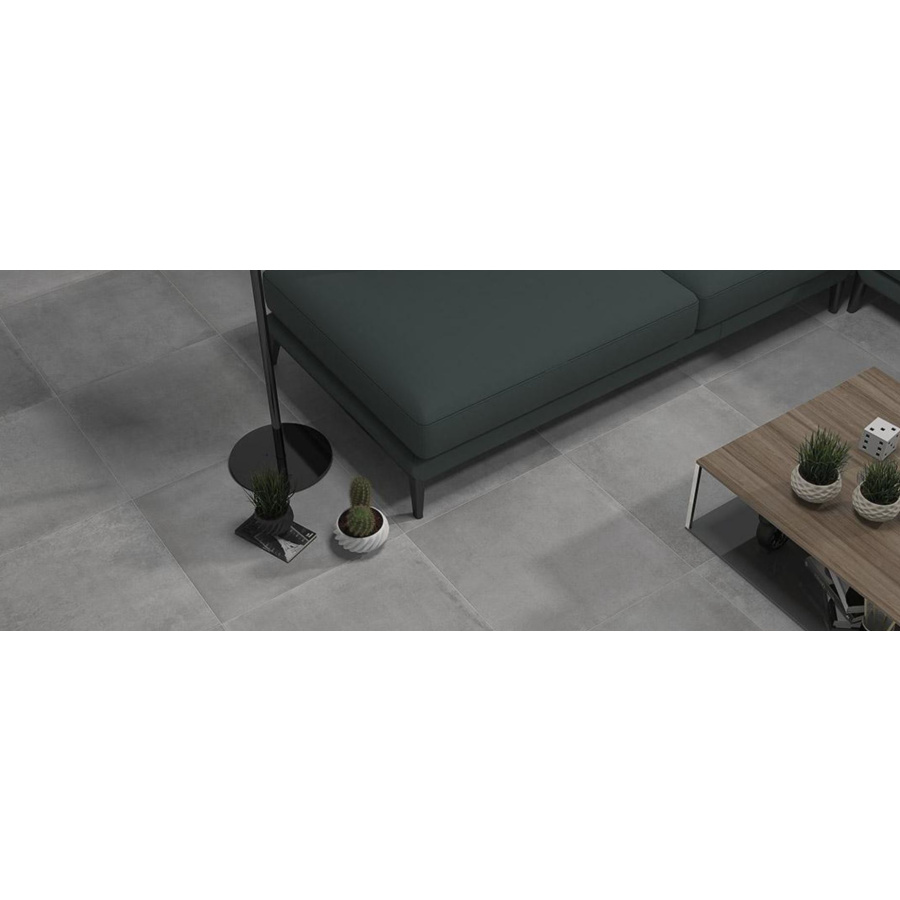 Porcelanico Rectificado Bonn Gris Mate 60x60 - ambiente jaen gris 60x601 1