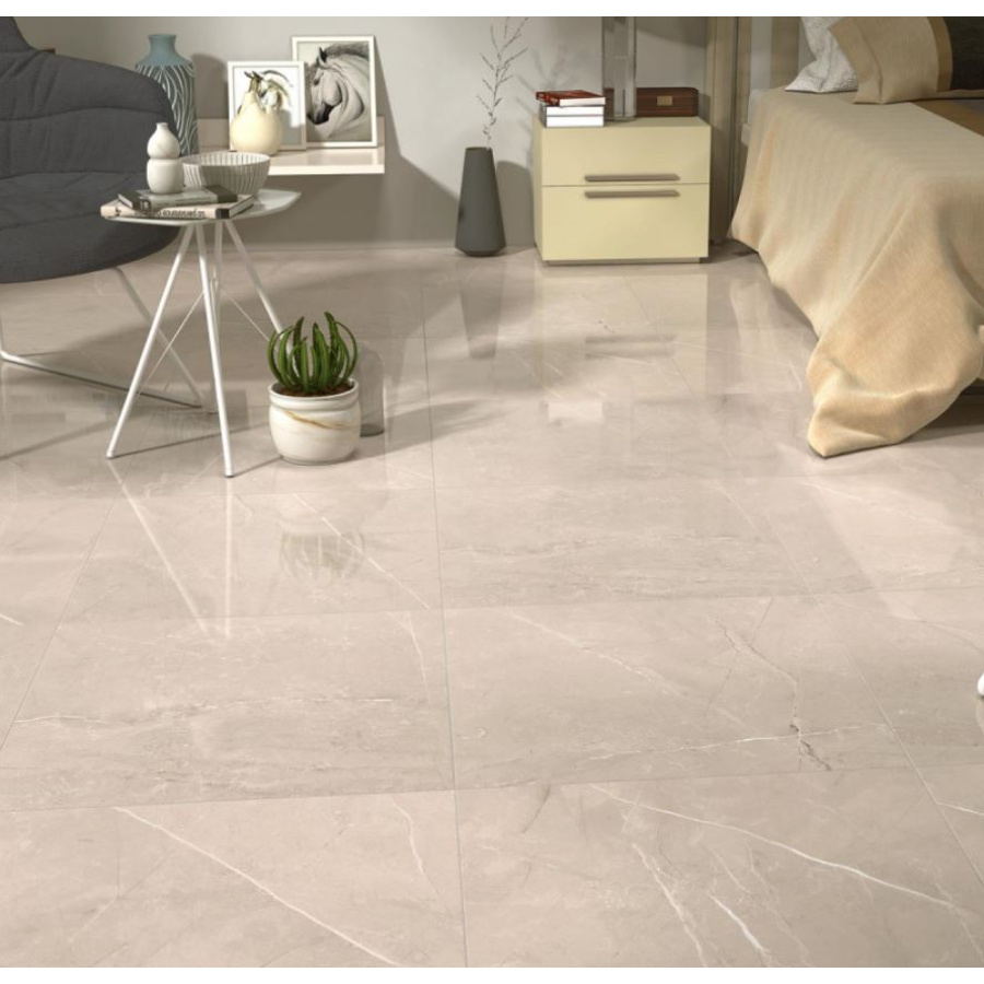 Porcelanico Bali Topo Brillo Rectificado 60x60 - ambiente India topo