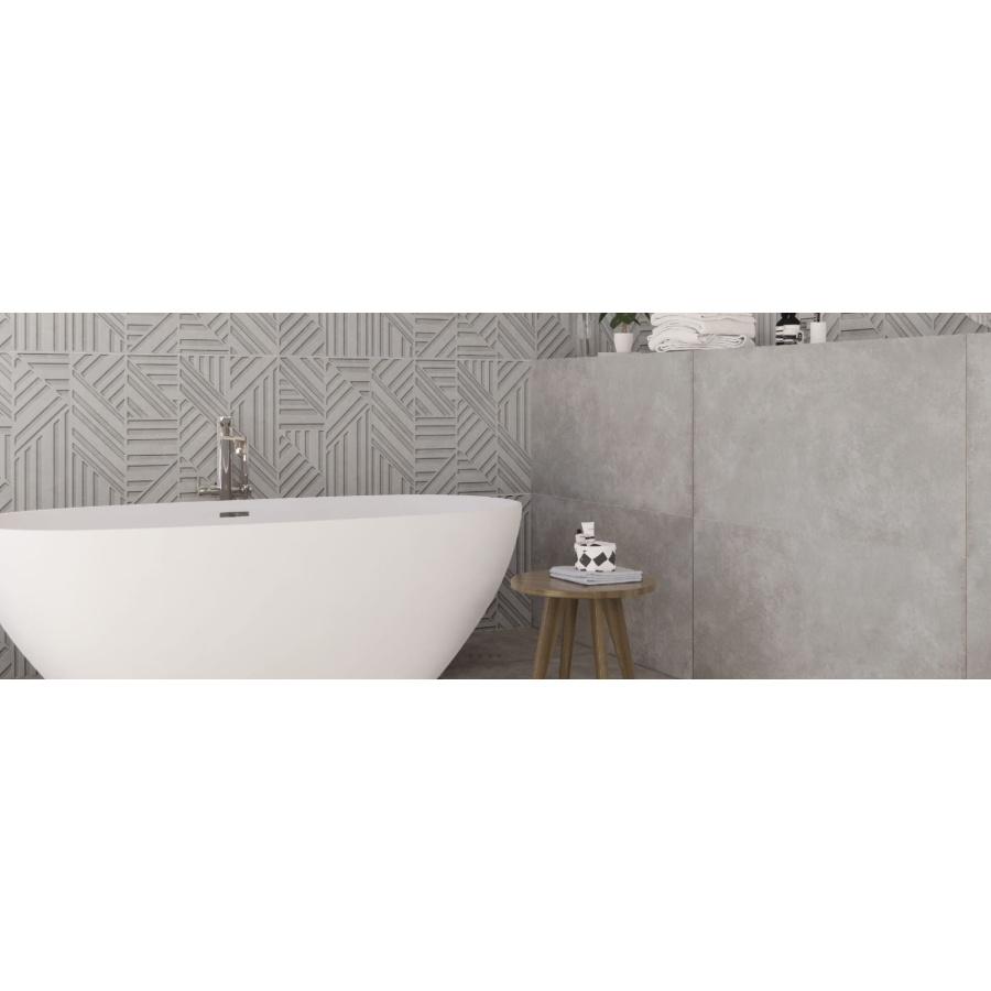 Porcelánico Rectificado Miami Gris Mate 60x120 - ambiente miami gris1