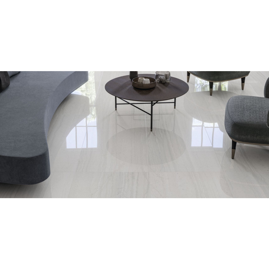 Porcelanico Roterdam White Brillo 60x60 - ambiente roterdam white1