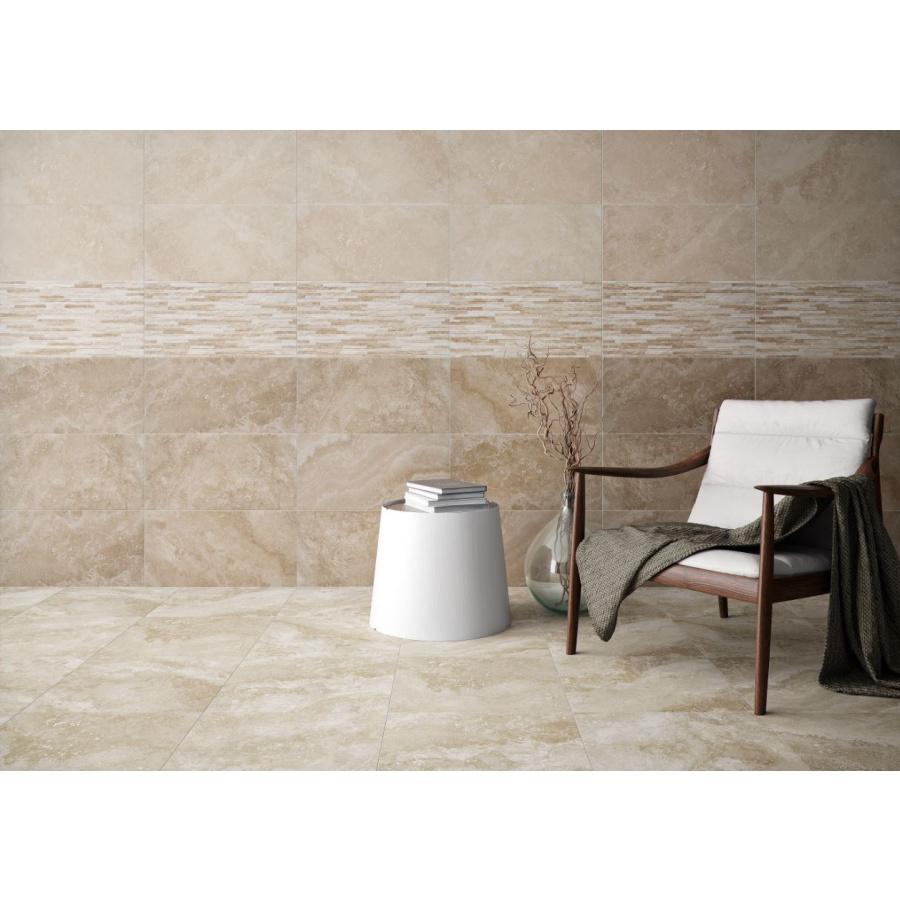 Porcelánico Cipriani Beige Mate 30,3x61,3 - ambiente milan beigenocecipriani mix beige