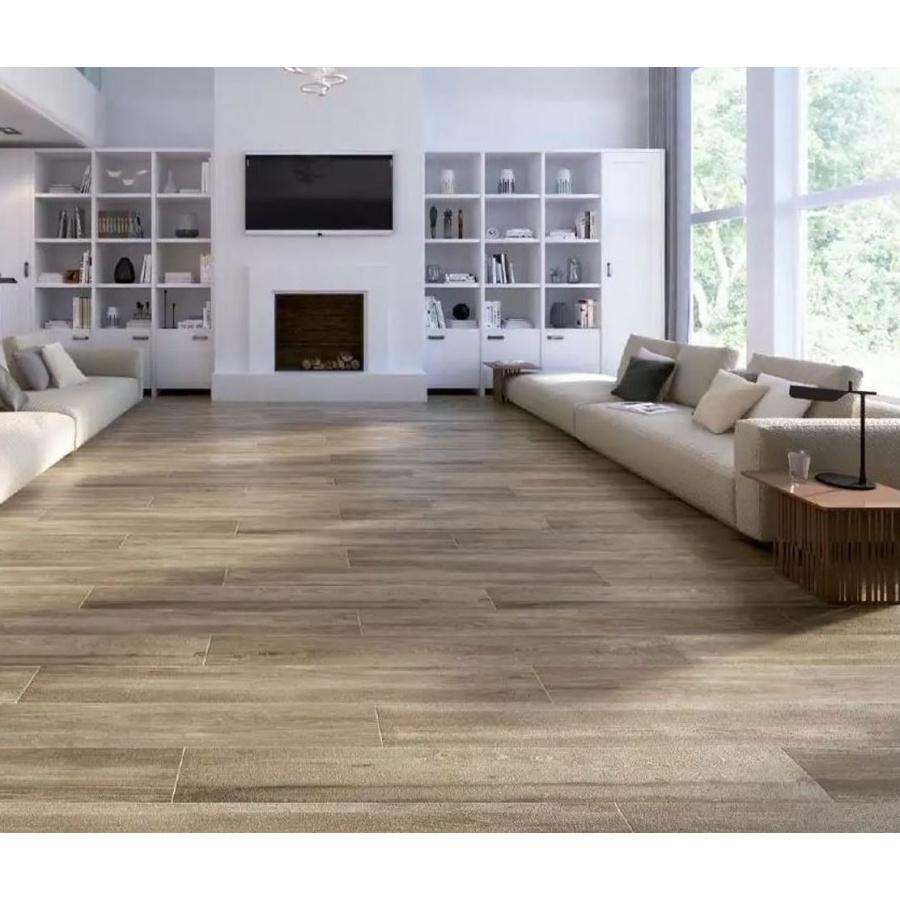 Porcelanico Cleveland Taupe 23x120 - cleveland roble1