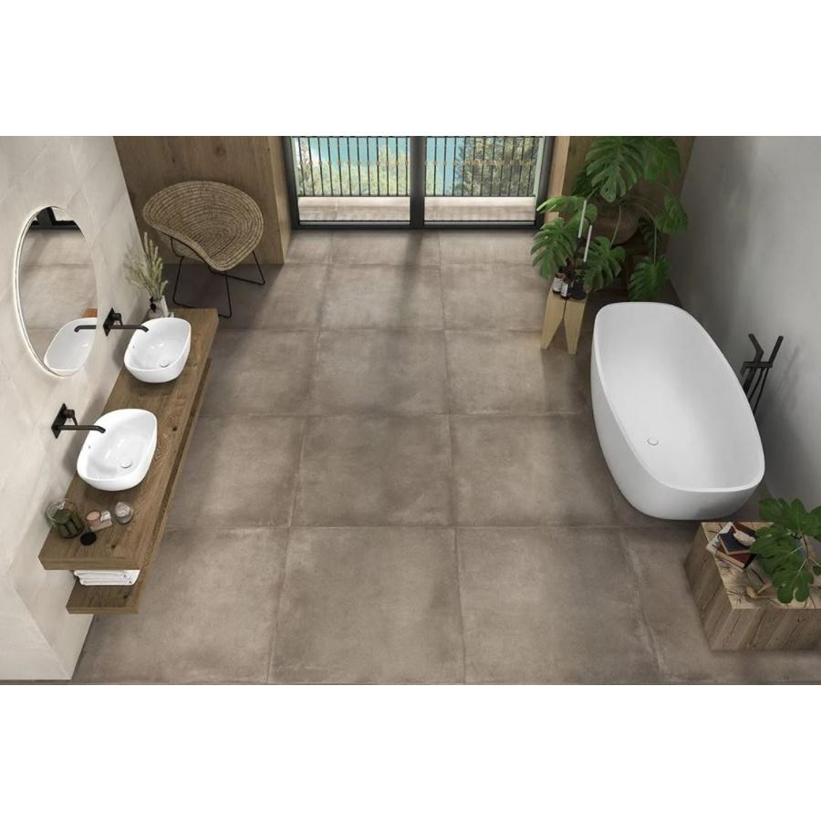 Gres Espesorado Lecco Moka Antideslizante 33,3x33,3 - rectificado lecco moka mate 60x601 1